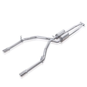 Chevrolet Silverado 1500 Performance Exhaust - Stainless Works - Cat Back, Under Bumper Exit - `07-`18